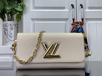 Louis Vuitton LV Twist West Bag White 23.5 x 12 x 7 cm