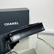 Chanel Flap Bag Wallet Black 19x12x3.5cm - 4