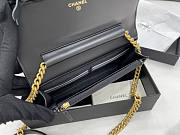 Chanel Boy Bag Wallet On Chain Black Gold Caviar 19x12x3.5cm - 6