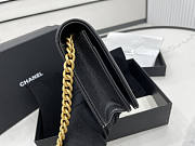 Chanel Boy Bag Wallet On Chain Black Gold Caviar 19x12x3.5cm - 3