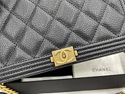 Chanel Boy Bag Wallet On Chain Black Gold Caviar 19x12x3.5cm - 2