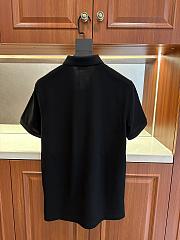 Dior CD Icon Polo Black Shirt - 3