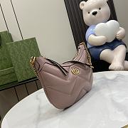 Gucci Marmont Small Shoulder Bag Rose 26x17x4cm - 4