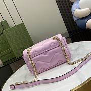 Gucci GG Marmont Shoulder Bag Pink 22cm - 6