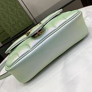 Gucci GG Marmont Small Shoulder Bag Green 22cm - 4