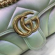 Gucci GG Marmont Small Shoulder Bag Green 22cm - 2