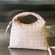 Bottega Veneta Mini Hop Light Pink Bag 25.5x14.5x11cm - 1