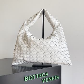 Bottega Veneta Small Hop White Bag 41x20.5x7.5cm