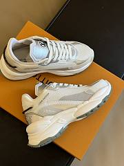 Louis Vuitton LV Run 55 Trainers Silver Sneaker - 4