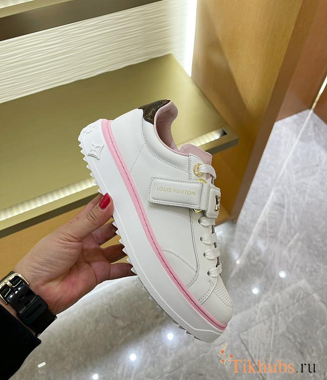 Louis Vuitton LV Time Out Sneaker White Pink - 1