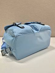 Prada Backpack Bag Re-nylon Blue 33x24x13cm - 5