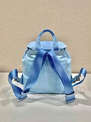 Prada Backpack Bag Re-nylon Blue 33x24x13cm - 3