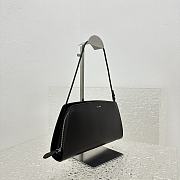 The Row Dalia Baguette in Leather Black 27x24x5cm - 3