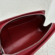 The Row Dalia Baguette in Leather Red 27x24x5cm - 2