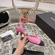 Chanel Slingback Pump Pink 5cm - 4