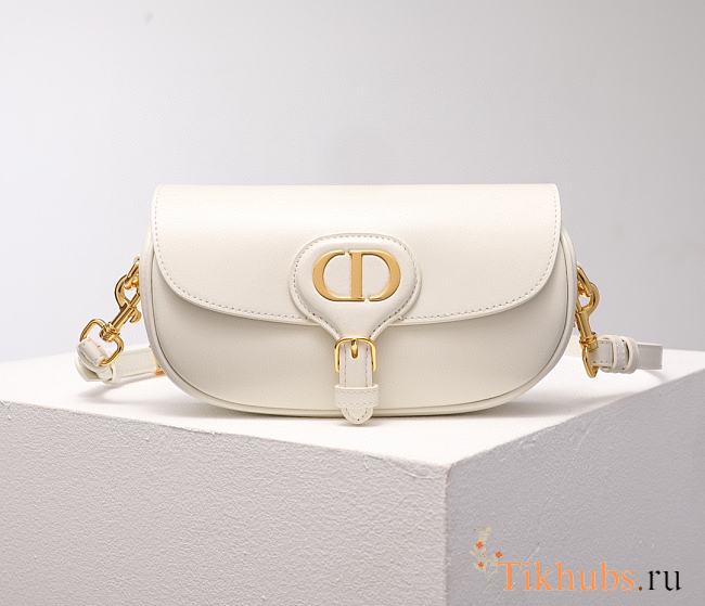 Dior Bobby East-West White Box Calfskin 21 x 12 x 5.1 cm - 1