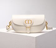 Dior Bobby East-West White Box Calfskin 21 x 12 x 5.1 cm - 1