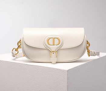 Dior Bobby East-West White Box Calfskin 21 x 12 x 5.1 cm