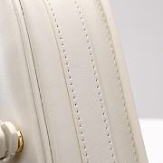 Dior Bobby East-West White Box Calfskin 21 x 12 x 5.1 cm - 3