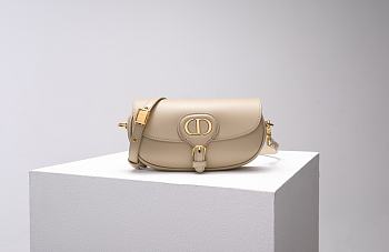 Dior Bobby East-West Beige Box Calfskin 21 x 12 x 5.1 cm