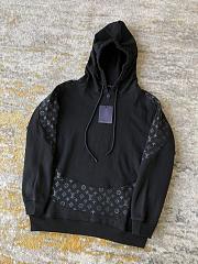 Louis Vuitton LV Circle Cut Black Hoodie - 1