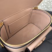 Valentino Garavani Leather Locò Vanity Case Rose 16.5x10x7.5cm - 6