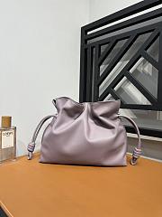 Loewe Flamenco Clutch Nappa Calfskin Purple 30x24.5x10cm - 2