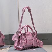 Balenciaga Neo Cagole Handbag Pink Metallic 32x21x13cm - 2