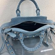 Balenciaga Neo Cagole XS Denim Blue Bag 26x11x18cm - 6