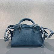 Balenciaga Neo Cagole XS Denim Blue Bag 26x11x18cm - 2