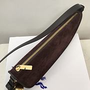 Burberry Small Shield Sling Bag Cocoa Suede 32 x 7 x 17 cm - 6