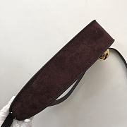 Burberry Small Shield Sling Bag Cocoa Suede 32 x 7 x 17 cm - 5