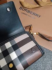 Burberry Top Handle Note Bag Dark Brown 24 x 8 x 14 cm - 6