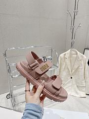 Dior Dioract Sandals Lambskin Light Pink - 4