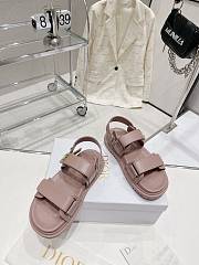 Dior Dioract Sandals Lambskin Light Pink - 3