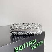 Bottega Veneta Knot Silver Bag 19x11.5x5cm - 6