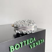 Bottega Veneta Knot Silver Bag 19x11.5x5cm - 5