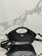 Prada Triangle-Logo Handbag Black 32x19x4.5cm - 1