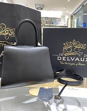 Delvaux Brillant Mini in Box Calf Black 20x12x15cm - 4