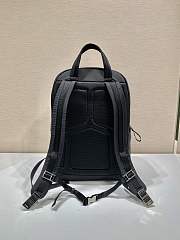 Prada Technical Fabric Backpack Black 43x30x17cm - 3