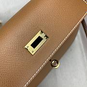 Hermes Kelly 25 Epsom Gold GHW 25cm - 4