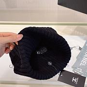 Chanel Black Beanie - 2