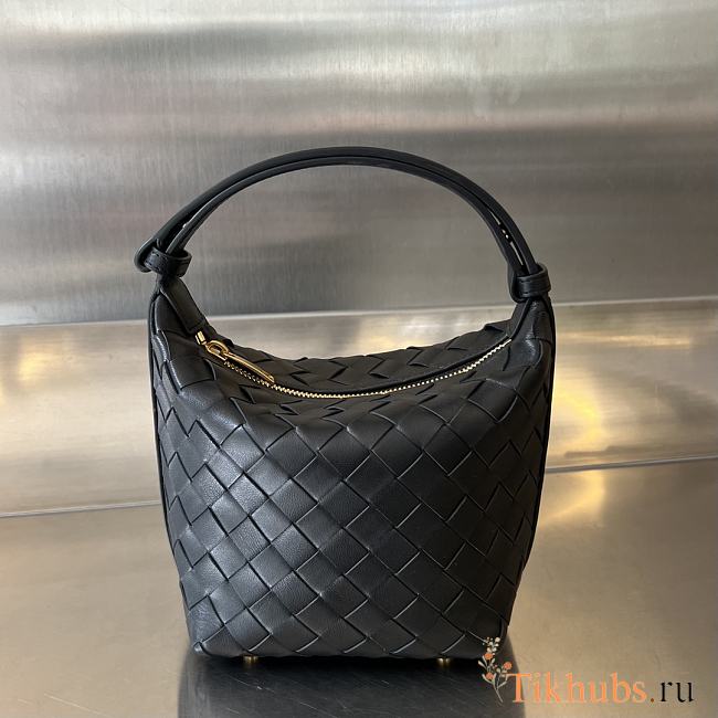 Bottega Veneta Candy Wallace Black 17x13.5x11.5cm - 1