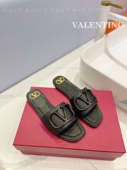 Valentino Black Slipper - 1