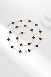 Van Cleef & ArPels Alhambra Long Black Necklace - 2