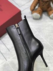 Valentino Black Boots Heel 8cm - 5