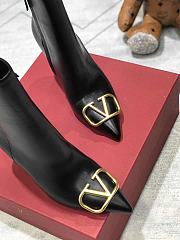 Valentino Black Boots Heel 8cm - 4