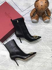 Valentino Black Boots Heel 8cm - 3