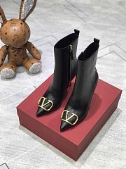 Valentino Black Boots Heel 8cm - 2