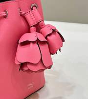 Fendi Mon Tresor Pink Leather Mini-bag 3D Roses 18x12x10cm - 2